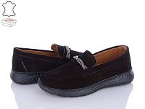 Туфли Mona Liza 2325 чорний замш в магазине Фонтан Обуви