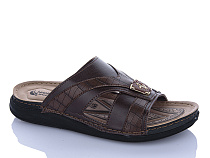 Шлепанцы Oskar 01-40 коричневий в магазине Фонтан Обуви