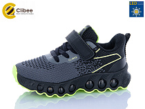 Кроссовки Clibee-Apawwa EB733-3 grey-green LED в магазине Фонтан Обуви