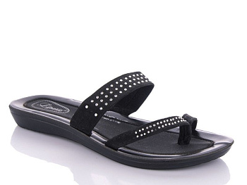 Шлепанцы Malibu Tanyna black в магазине Фонтан Обуви