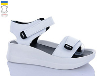 Босоножки Garti 0196 біла шкіра в магазине Фонтан Обуви