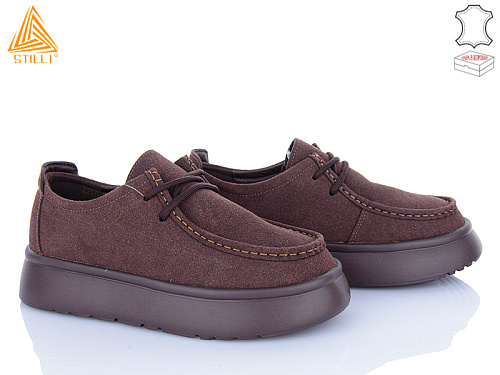 Туфли Stilli Group E2570-3 замш піна в магазине Фонтан Обуви