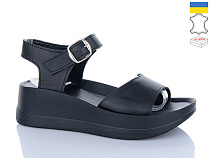 Босоножки Garti 2 чорний шк. в магазине Фонтан Обуви