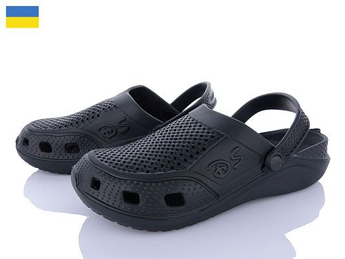 Кроксы Vladimir DS Сабо 6 чорний в магазине Фонтан Обуви