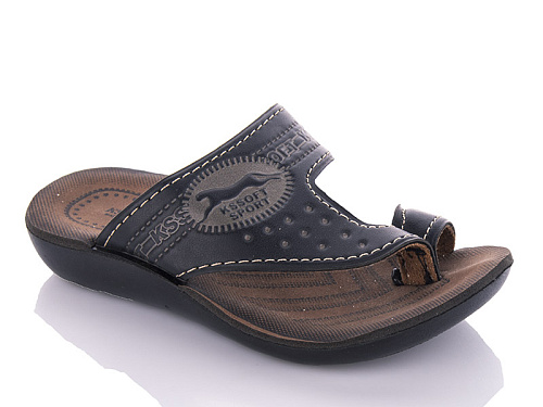 Шлепанцы Gurkem K26-Ksoft P black (24-29) в магазине Фонтан Обуви