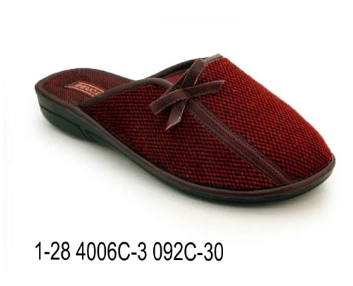 Тапочки женские 1-28 4006 С-3 092 С-30 в магазине Фонтан Обуви
