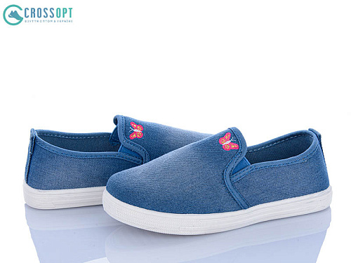 Слипоны Crossopt X01 blue в магазине Фонтан Обуви