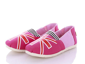 Слипоны Viktoria 2522 pink в магазине Фонтан Обуви