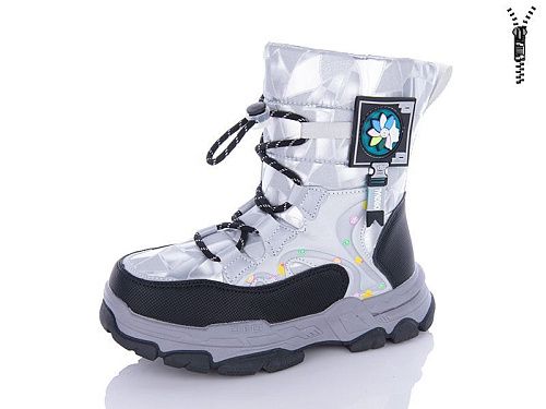 Дутики Леопард 236-A13 в магазине Фонтан Обуви