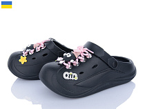 Кроксы Roks 160 чорний-рожевий шн. в магазине Фонтан Обуви