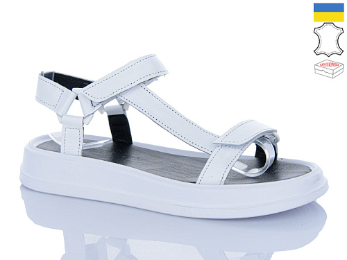 Босоножки Garti 7 білий шк. в магазине Фонтан Обуви