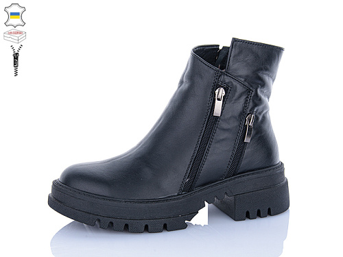 Ботинки Qq Панда 206 чорний в магазине Фонтан Обуви