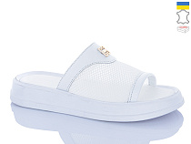 Шлепанцы Sali 229 білий п в магазине Фонтан Обуви