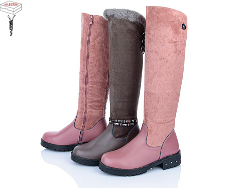 Сапоги Viktoria Ф11-2 mix єврозима в магазине Фонтан Обуви