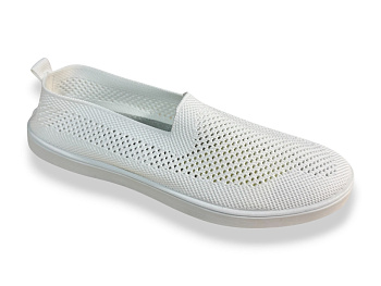 Слипоны Rai Shoes F09-008 білий в магазине Фонтан Обуви