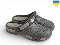 Кроксы Rai Shoes CM118 графіт в магазине Фонтан Обуви