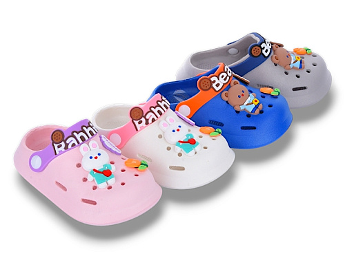 Кроксы Babyshop 2168-23B mix в магазине Фонтан Обуви