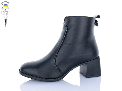 Ботинки Qq Панда 639-1A чорний в магазине Фонтан Обуви