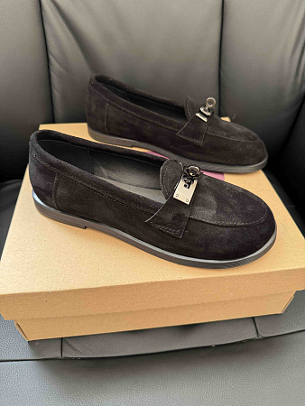 Туфли 409 чорний замш в магазине Фонтан Обуви