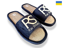 Тапочки Rai Shoes Шльопки RS синій в магазине Фонтан Обуви