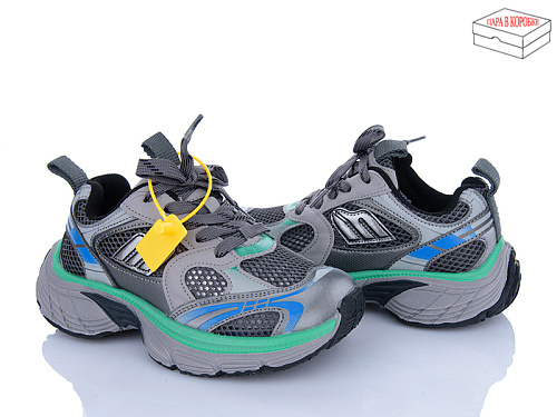 Кроссовки Calorie B001-1 сір-зелений (31-37) в магазине Фонтан Обуви