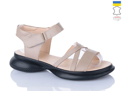 Босоножки Sali 115 капучино чор-п. в магазине Фонтан Обуви