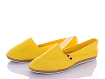 Слипоны Demur 2851 однотонный жовтий в магазине Фонтан Обуви