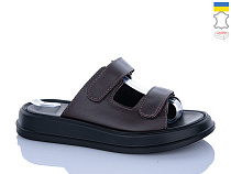 Шлепанцы Sali 248 коричневий к чор-п. в магазине Фонтан Обуви