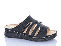 Шлепанцы Leguzaza H1-8 black в магазине Фонтан Обуви