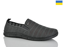 Слипоны Demur 6929 сірий в магазине Фонтан Обуви