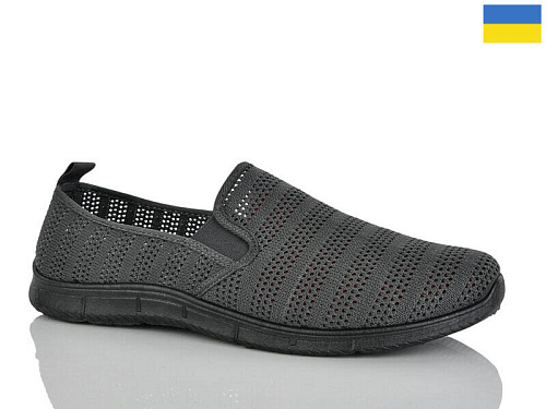 Слипоны Demur 6929 сірий в магазине Фонтан Обуви