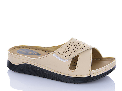 Шлепанцы Sali One 550 бежевий в магазине Фонтан Обуви