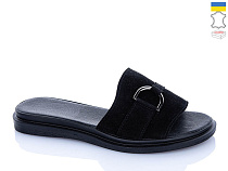 Шлепанцы Sali 15 чорний з чор-п. в магазине Фонтан Обуви