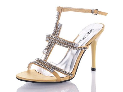 Босоножки Miss Ilonna 272-9 yellow в магазине Фонтан Обуви