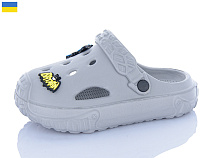 Кроксы M&L Alex13 ML3001 св.сірий в магазине Фонтан Обуви