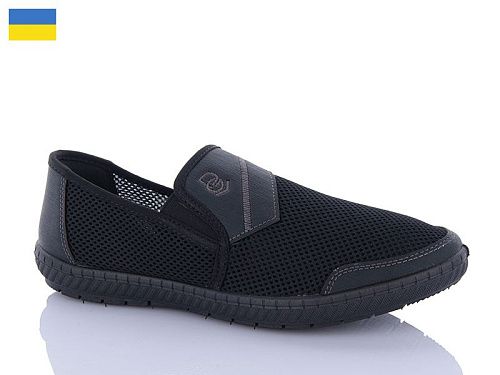 Слипоны Rgp 81 чорний в магазине Фонтан Обуви