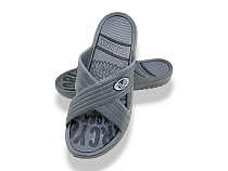 Шлепанцы Rai Shoes 12 сірий-сірий в магазине Фонтан Обуви