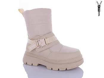 Дутики Qq Панда JP27 beige в магазине Фонтан Обуви