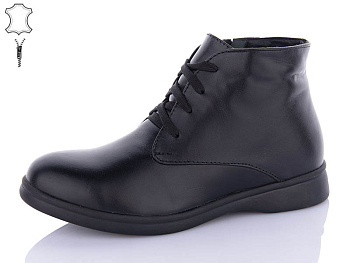 Ботинки Qq Shoes 54 black в магазине Фонтан Обуви