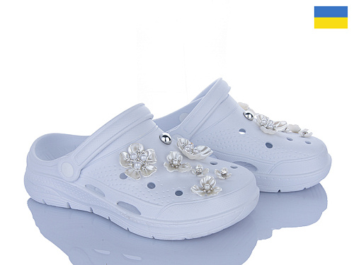 Кроксы Roks 414 білий в магазине Фонтан Обуви