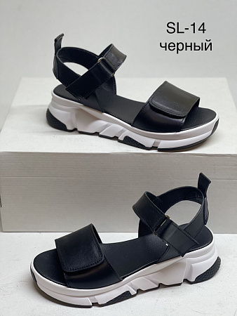Босоножки SL-14 black в магазине Фонтан Обуви