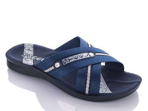 Шлепанцы Malibu TRK STL1 blue в магазине Фонтан Обуви