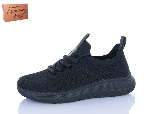 Кроссовки Restime AWL26707 black в магазине Фонтан Обуви