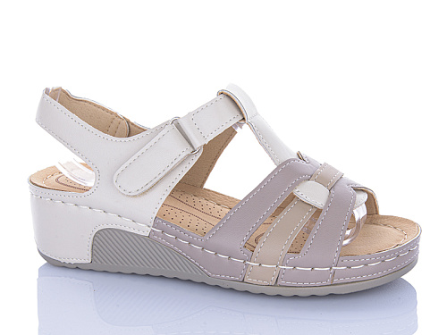 Босоножки Leguzaza H2-17 beige-brown в магазине Фонтан Обуви