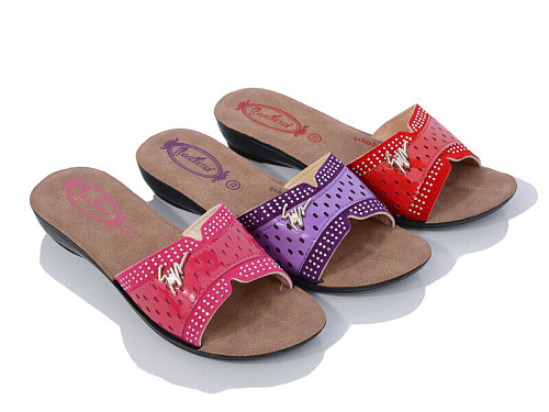 Шлепанцы Gurkem 2024-014 mix в магазине Фонтан Обуви