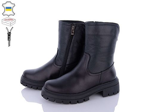 Ботинки Mona Liza 934 чорний в магазине Фонтан Обуви