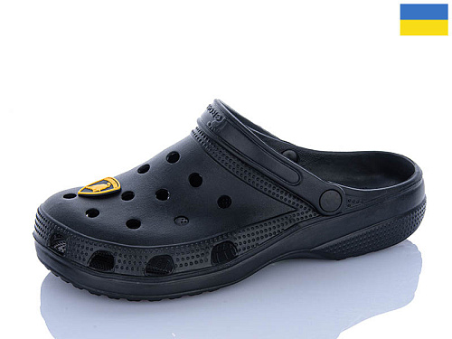 Кроксы Sanlin2 SV018 чорний в магазине Фонтан Обуви