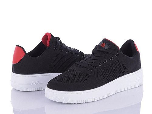 Кроссовки Bull RB015-3 black-red в магазине Фонтан Обуви