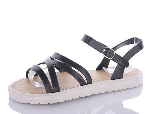 Босоножки Lion 888 черный в магазине Фонтан Обуви