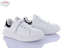 Кроссовки Okshoes B107-3 white black в магазине Фонтан Обуви